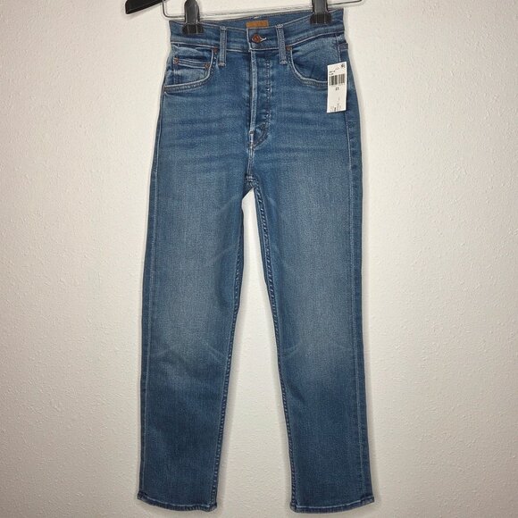 NWT MOTHER Women's The Tomcat Jeans - Kneeling On Stones